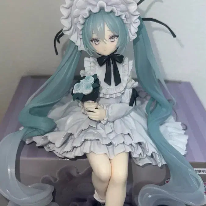 [BUNJANG] Hatsune Miku Vintage Doll Noodle Stopper Figure / 하츠네미쿠 빈티지돌 누들스토퍼 피규어