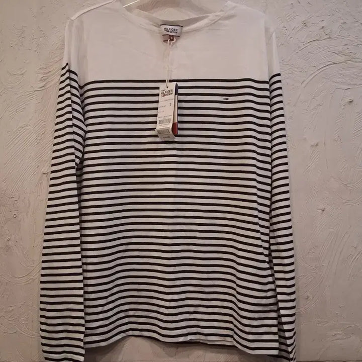 [BUNJANG] Tommy Hilfiger Denim Striped Long-Sleeve T-Shirt / 타미힐피거 데님 스트라이프 긴팔티