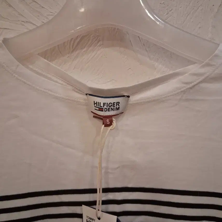 [BUNJANG] Tommy Hilfiger Denim Striped Long-Sleeve T-Shirt / 타미힐피거 데님 스트라이프 긴팔티