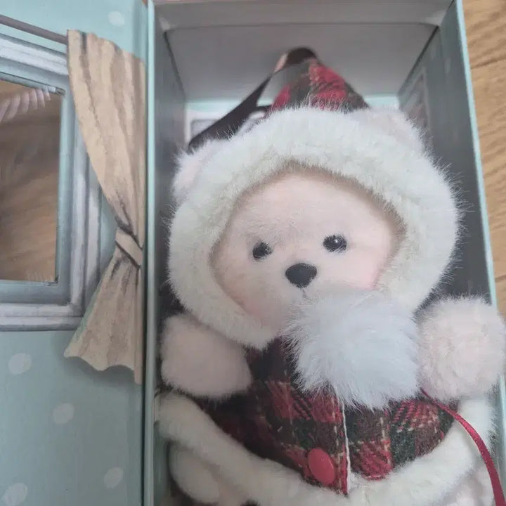 [BUNJANG] Teddy Tales Pink Bear Plush Toy with Hat and Cape / 테디테일즈