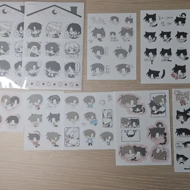[BUNJANG] Choi Sol Kim Sol-eum Choi Yo-won Ryu Jae-gwan Baek Sa-heon Sticker Set / 괴담출근 괴출 촠님 스티커 최솔 김솔음 최요원 류재관 백사헌