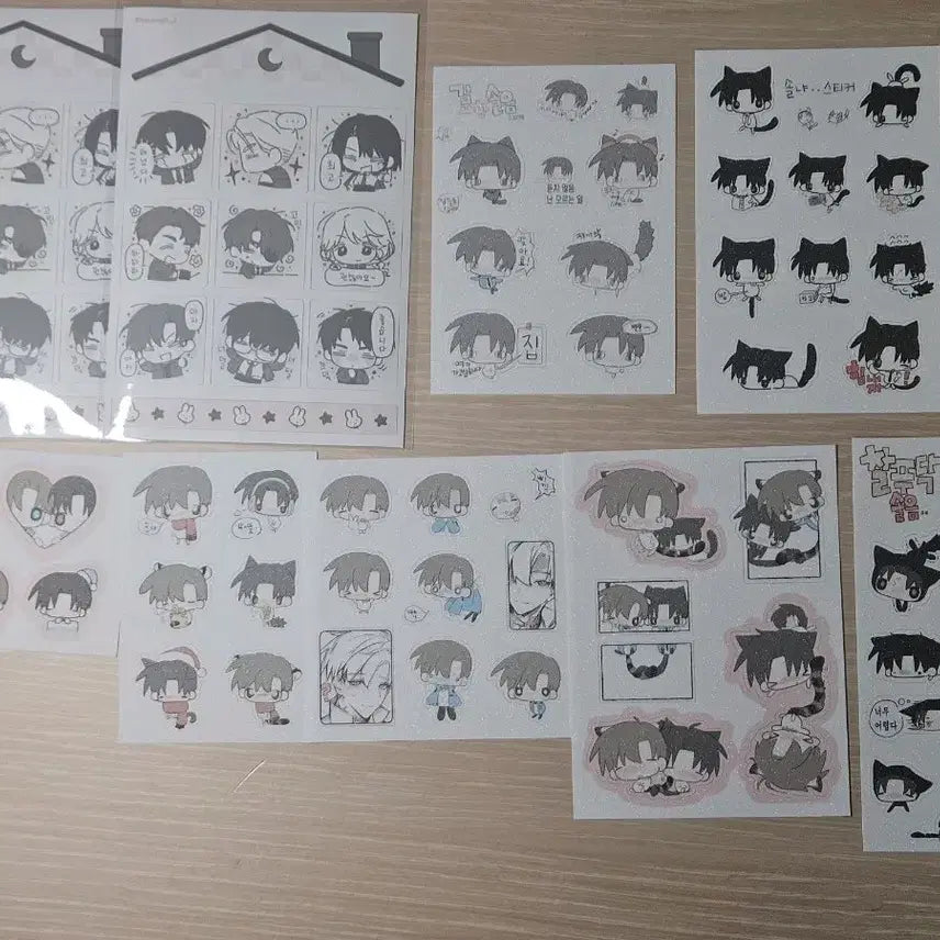 [BUNJANG] Choi Sol Kim Sol-eum Choi Yo-won Ryu Jae-gwan Baek Sa-heon Sticker Set / 괴담출근 괴출 촠님 스티커 최솔 김솔음 최요원 류재관 백사헌