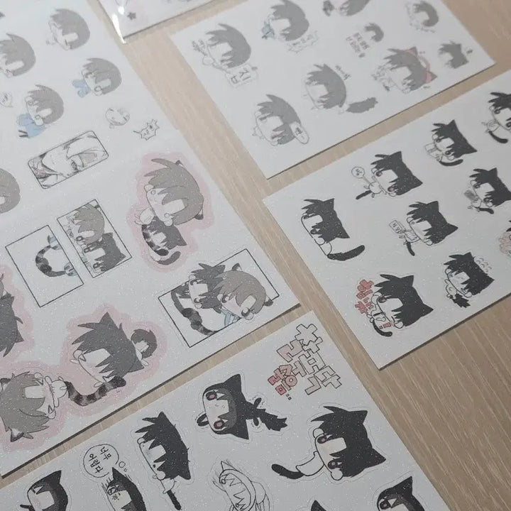 [BUNJANG] Choi Sol Kim Sol-eum Choi Yo-won Ryu Jae-gwan Baek Sa-heon Sticker Set / 괴담출근 괴출 촠님 스티커 최솔 김솔음 최요원 류재관 백사헌