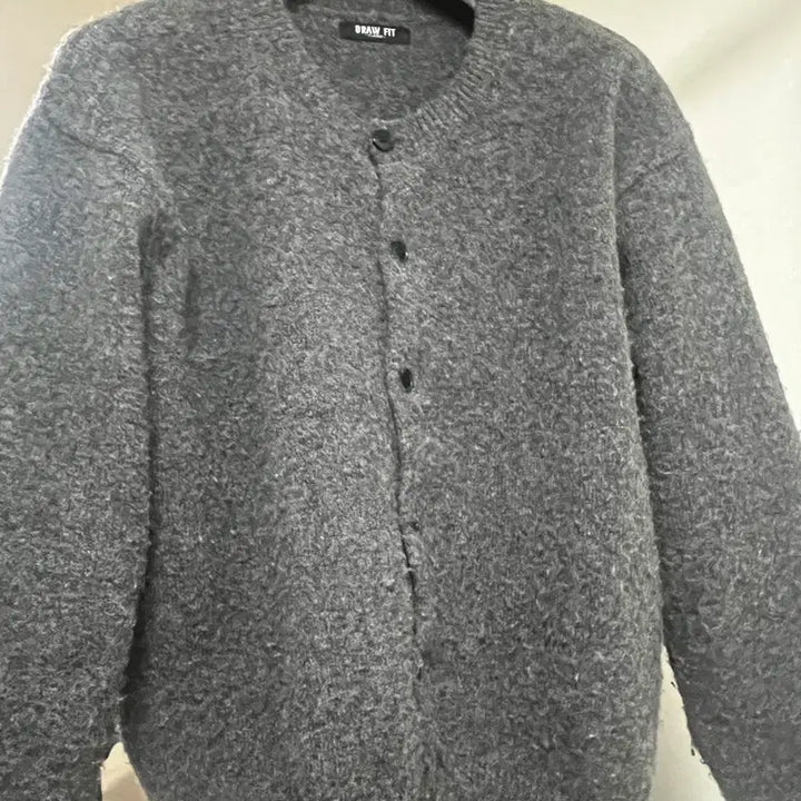 [BUNJANG] Drawfit Urbane Wool Crop Knit Cardigan XL / 드로우핏 어베인 울 크롭 니트 가디건 XL
