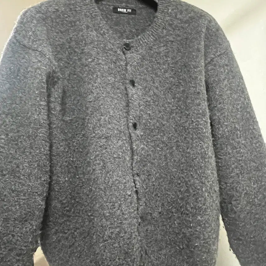 [BUNJANG] Drawfit Urbane Wool Crop Knit Cardigan XL / 드로우핏 어베인 울 크롭 니트 가디건 XL