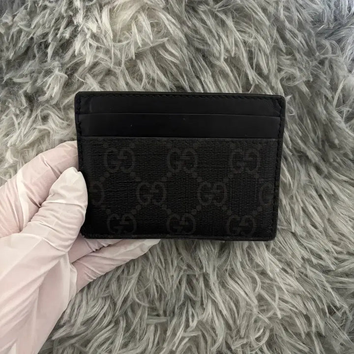 [BUNJANG] Gucci Kingsnake Print Card Case Black / 구찌 스네이크 카드지갑