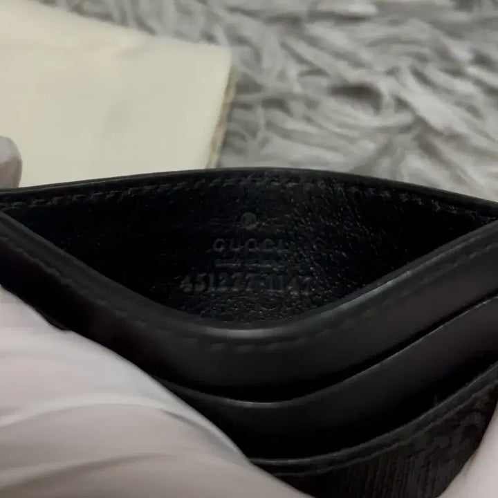 [BUNJANG] Gucci Kingsnake Print Card Case Black / 구찌 스네이크 카드지갑