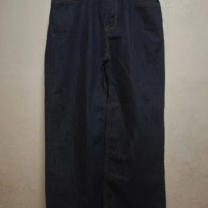 [BUNJANG] Lee Long Wide Denim Pants / Lee 롱 와이드 데님팬츠