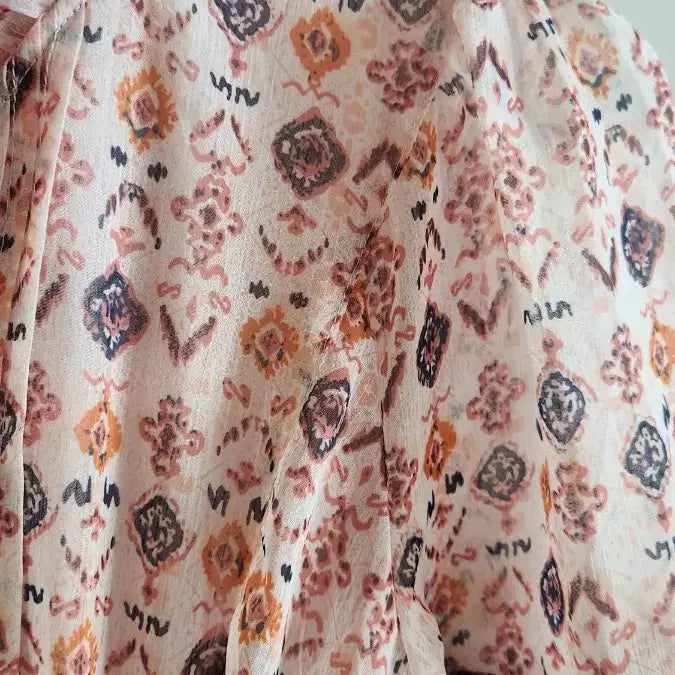 [BUNJANG] Thursday Island Flower Chiffon Long Dress / 써스데이아일랜드(스타일)플라워쉬폰고급롱원피스