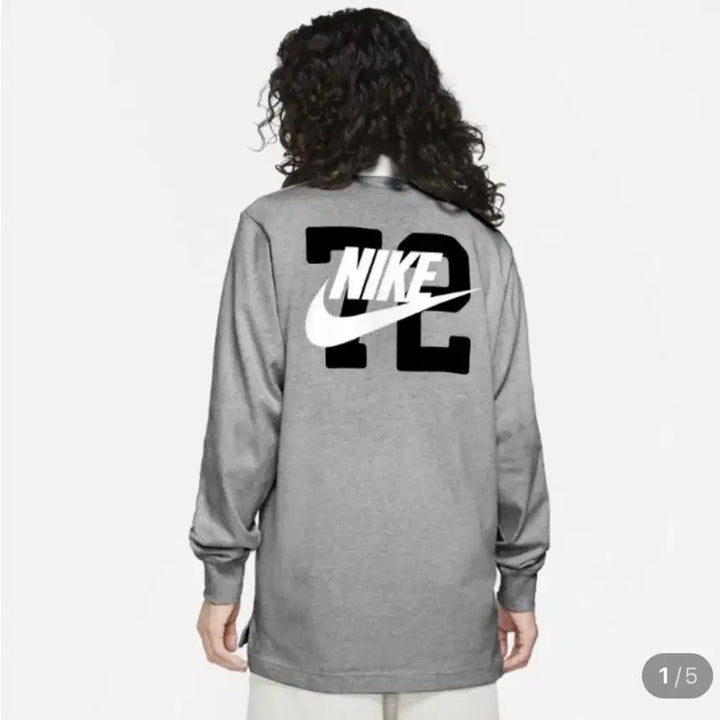 [BUNJANG] Nike Swoosh Rugby Long Sleeve Polo Shirt / (상태AA,희귀) 나이키 스우시 럭비 데일리 카라긴팔티셔츠100-105