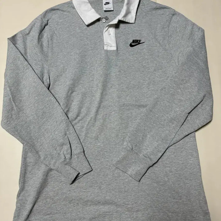 [BUNJANG] Nike Swoosh Rugby Long Sleeve Polo Shirt / (상태AA,희귀) 나이키 스우시 럭비 데일리 카라긴팔티셔츠100-105