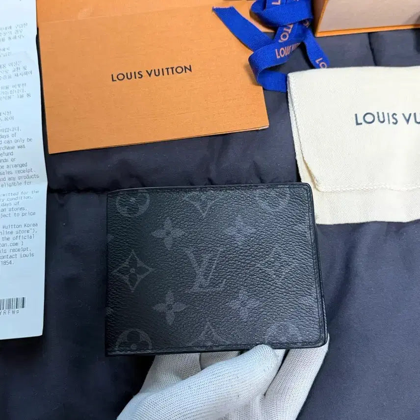 [BUNJANG] Louis Vuitton Eclipse Multiple Wallet M61695 / 25.03구매 완풀박스 루이비통 이클립스 멀티플 반지갑 M61695