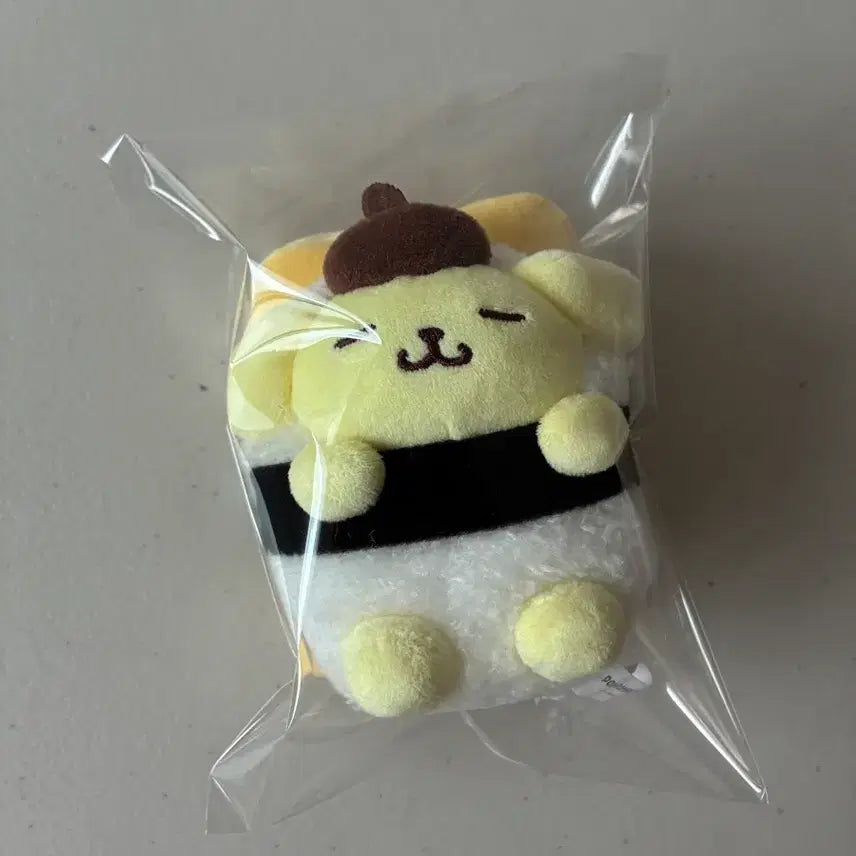 [BUNJANG] Sanrio Pompompurin "Munyoo" Egg Sushi Keychain (Original) / (정품)폼폼푸린 무뉴 계란초밥 키링