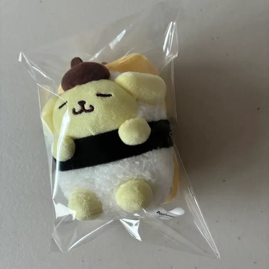 [BUNJANG] Sanrio Pompompurin "Munyoo" Egg Sushi Keychain (Original) / (정품)폼폼푸린 무뉴 계란초밥 키링