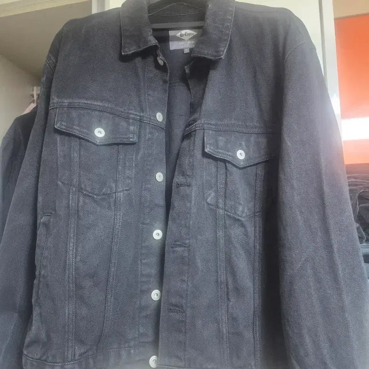 [BUNJANG] RECOVER Black Denim Jacket / 리쿠퍼 블랙 데님 자켓