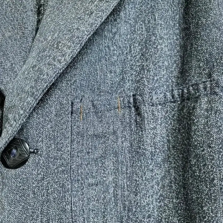 [BUNJANG] RRL Indigo Salt &amp; Pepper Chambray 3-Button Tailored Work Jacket / 더블알엘 인디고 솔트앤페퍼 샴브레이 3버튼 테일러드 워크자켓