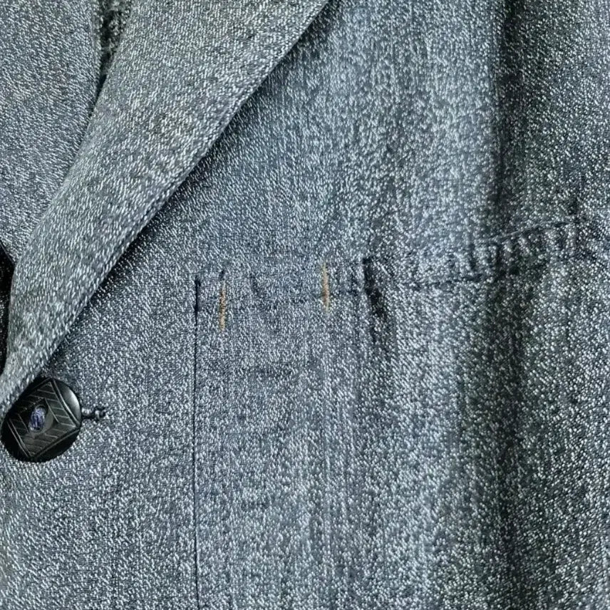 [BUNJANG] RRL Indigo Salt &amp; Pepper Chambray 3-Button Tailored Work Jacket / 더블알엘 인디고 솔트앤페퍼 샴브레이 3버튼 테일러드 워크자켓