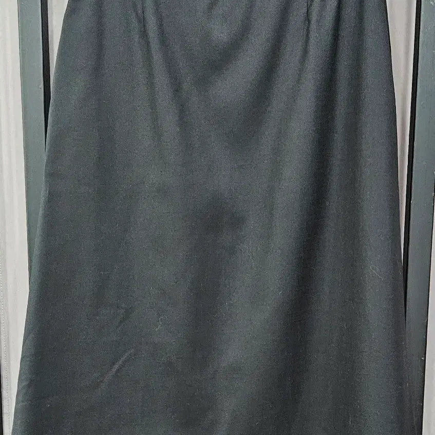 [BUNJANG] System Black A-Line Midi Skirt / 한섬 시스템 블랙 A라인 스커트 67-98 약26인치