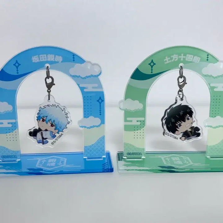 [BUNJANG] Gintama Gintoki Hijikata Yurayura Acrylic Stand / 은혼 긴토키 히지카타 유라유라 흔들흔들 아크릴 스탠드