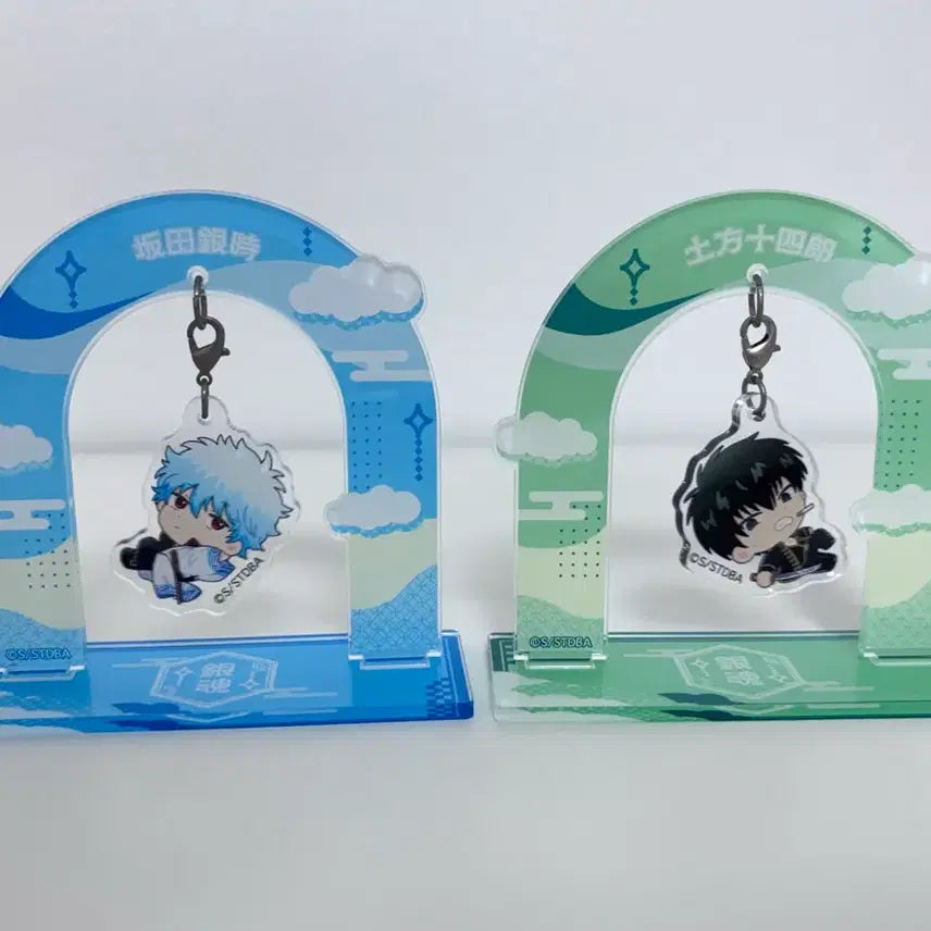 [BUNJANG] Gintama Gintoki Hijikata Yurayura Acrylic Stand / 은혼 긴토키 히지카타 유라유라 흔들흔들 아크릴 스탠드