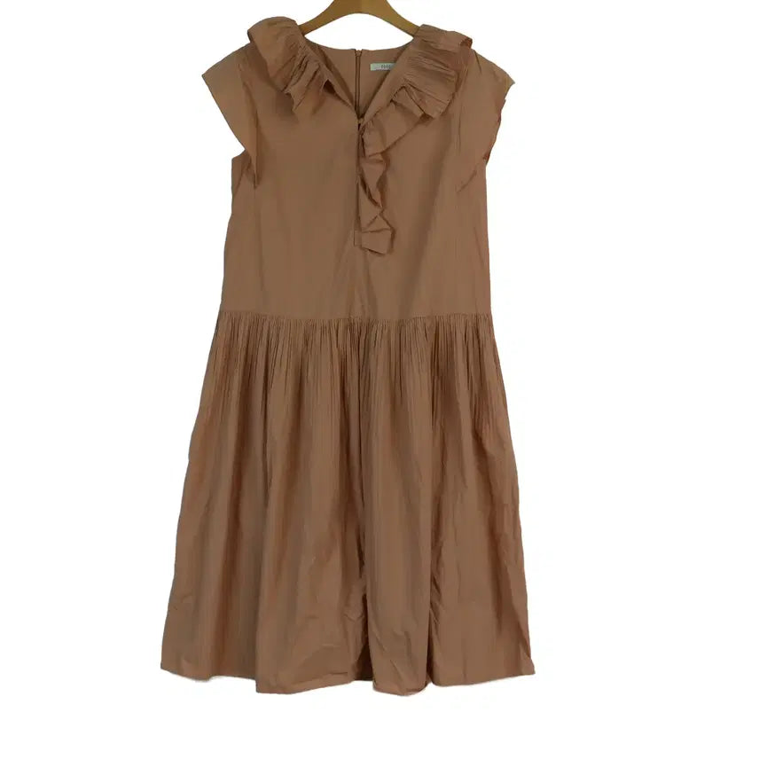 [BUNJANG] ZOOC Short Sleeve Dress Minimalist Guest Look / 쥬크 ZOOC 정품 반팔 원피스 55 미니멀 하객룩