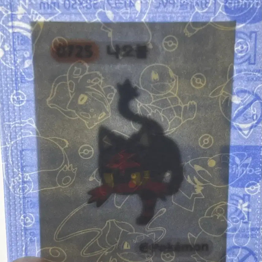 [BUNJANG] Pokemon 725 Meowth Sticker / 포켓몬 725 냐오불 띠부씰