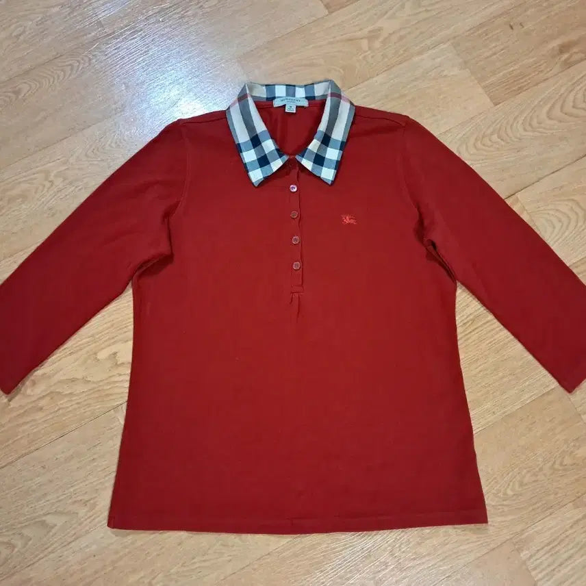 [BUNJANG] Burberry 5-Sleeve T-Shirt - Women&