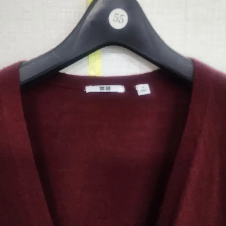 [BUNJANG] Uniqlo Burgundy Cardigan / 유니크로 가디건