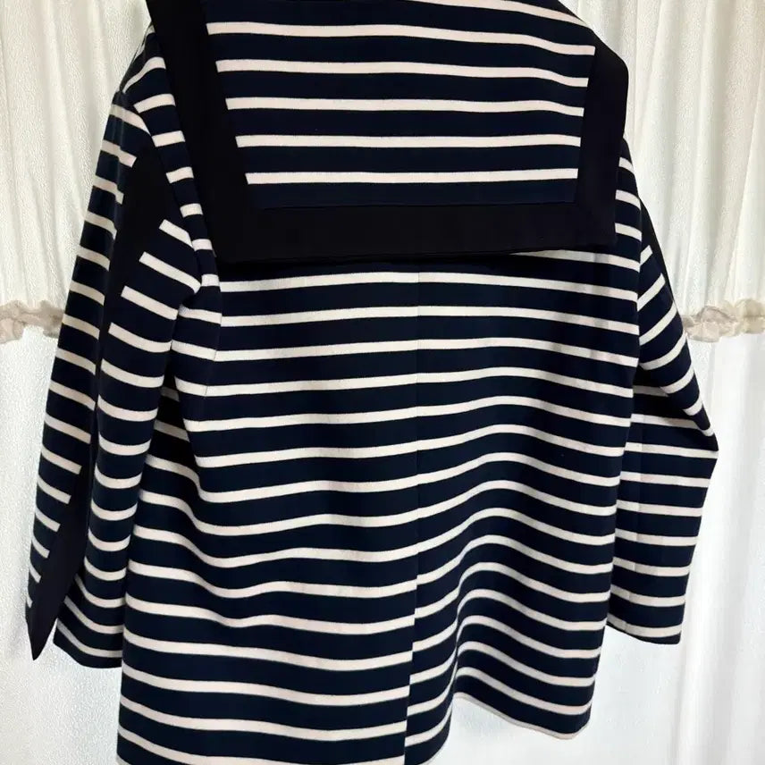 [BUNJANG] Lucky Chouette Navy Stripe Jacket / 럭키슈에뜨 자켓