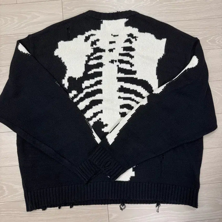 [BUNJANG] Capital 5g Cotton Bone Crewneck Knit / [3] 캐피탈 5g 코튼 본 크루넥 니트
