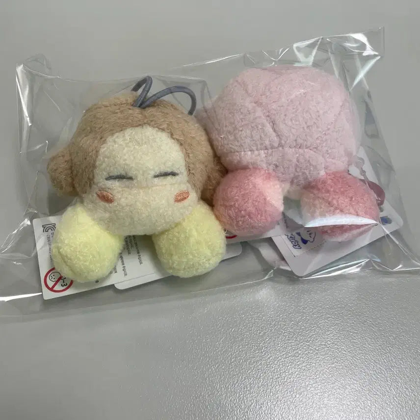 [BUNJANG] Kirby Waddle Dee Pastel 5cm Hovering Plush Keychain Set / (커비/웨이들디 세트) 별의커비 파스텔 5cm 호버링 인형 키링