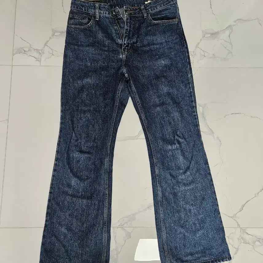 [BUNJANG] Coar Slim Fit Flared Jeans Blue M / 쿠어 슬림핏 플레어드 진스 블루 m