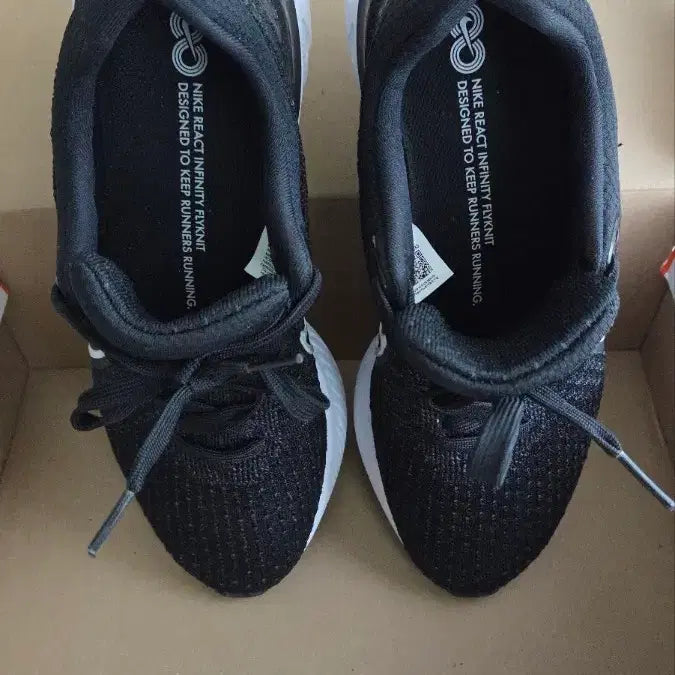 [BUNJANG] Nike React Infinity Run 3 Flyknit Black/White Shoes (260mm) / 나이키 리액트 인피니티런3 플라이니트 블랙/화이트 260