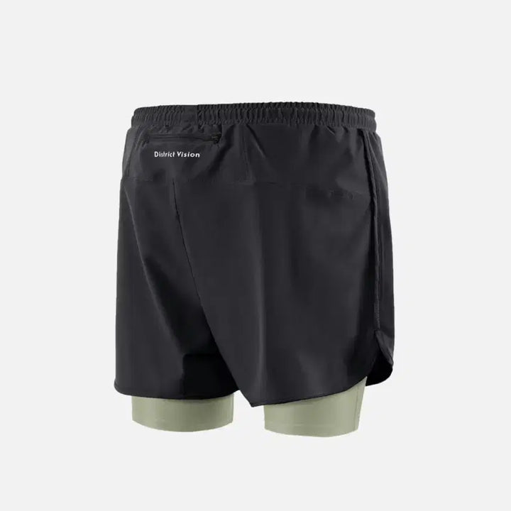 [BUNJANG] District Vision Layered 5-inch Running Shorts L (New) / 디스트릭트비전 레이어드 5인치 러닝쇼츠 L (새상품)
