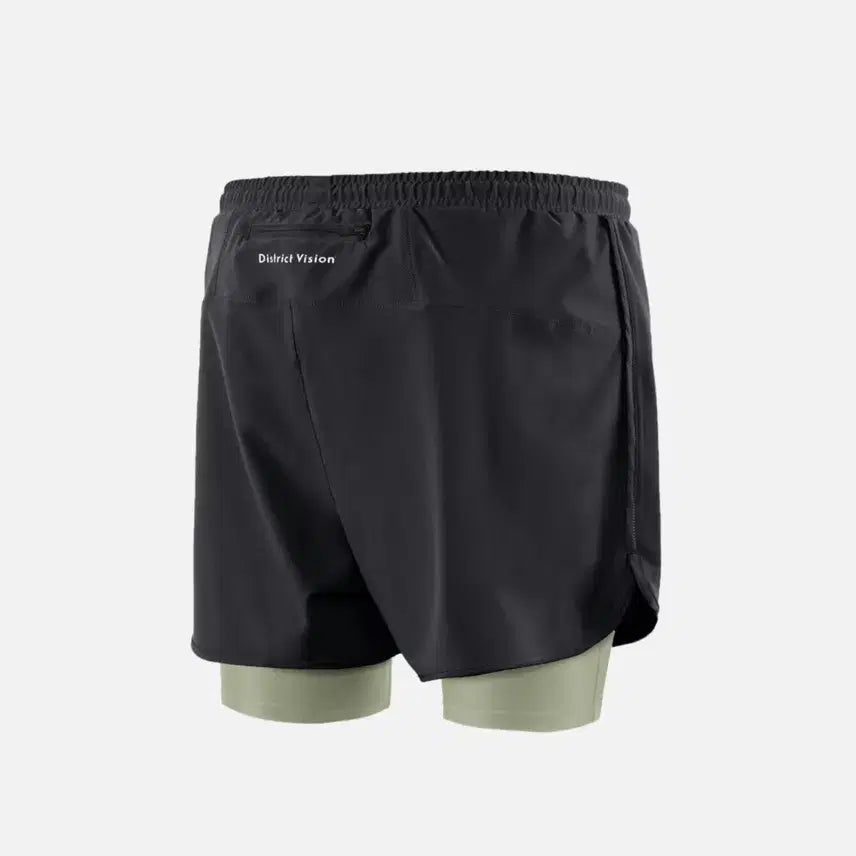 [BUNJANG] District Vision Layered 5-inch Running Shorts L (New) / 디스트릭트비전 레이어드 5인치 러닝쇼츠 L (새상품)