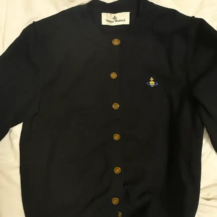 [BUNJANG] Vivienne Westwood Logo Cardigan / 비비안웨스트우드 가디건