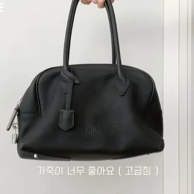 [BUNJANG] Noirnine Fitz Bag Black Cowhide Leather / 누아르나인 피츠백