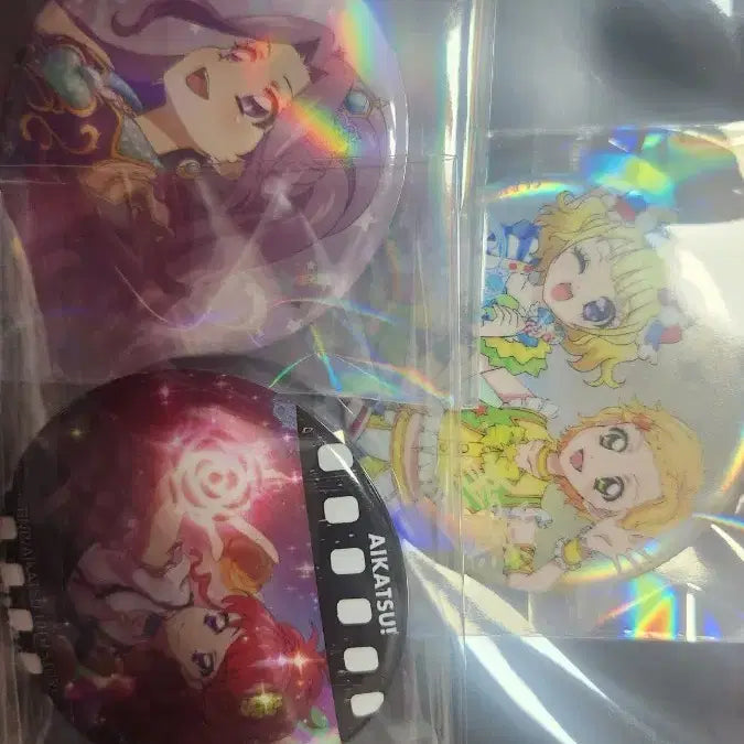 [BUNJANG] Aikatsu! PriPara Mizuki Hinaki Mirei Juri Can Badge Set / !!!급전!!!아이카츠 프리파라 미즈키 히나키 미레이 쥬리 캔뱃지