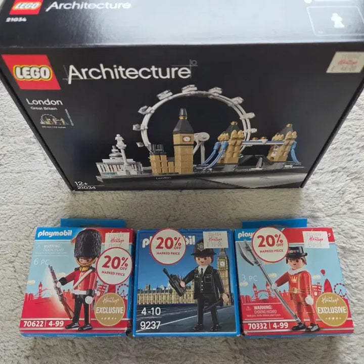 [BUNJANG] LEGO &amp; Playmobil UK Landmark Set / [레고&amp;플레이모빌] 영국 랜드마크 SET