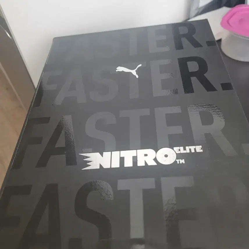 [BUNJANG] Puma Nitro Elite 3 Running Shoes - White/Speed Blue, Size 260 / (새제품)푸마 니트로엘리트3(디나엘) 화이트/스피드블루 260