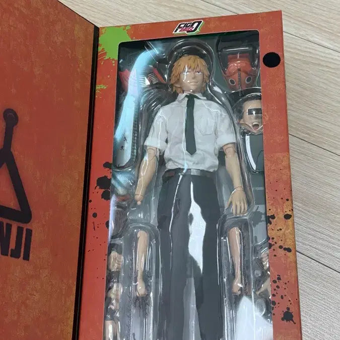 [BUNJANG] Threezero FigZero Chainsaw Man Denji Figure (Opened) / [개봉, 무료배송] 체인소맨 쓰리제로 덴지 (파츠 1개 X)