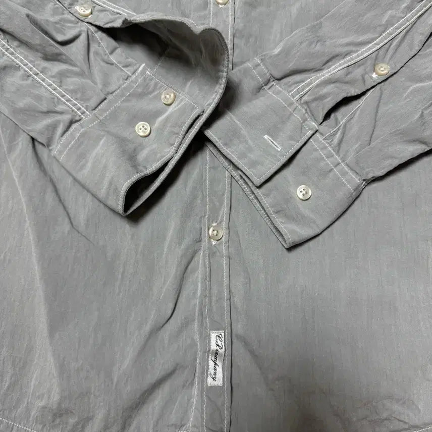 [BUNJANG] CP Company Modern Fit Striped Shirt (Size 105) / (상태AA,매장판) CP컴퍼니 기능성소재 춘추하계셔츠105