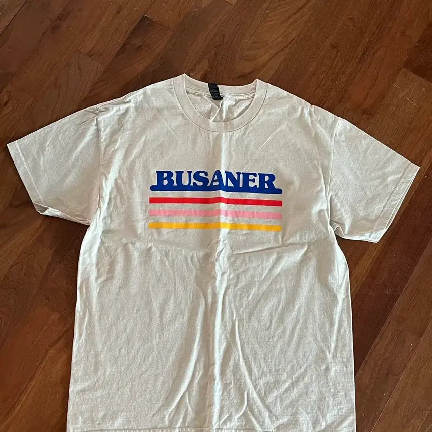 [BUNJANG] BUSANER Short Sleeve T-Shirt Ivory XL / BUSANER 티셔츠 아이보리
