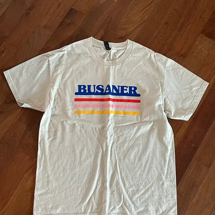 [BUNJANG] BUSANER Short Sleeve T-Shirt Ivory XL / BUSANER 티셔츠 아이보리