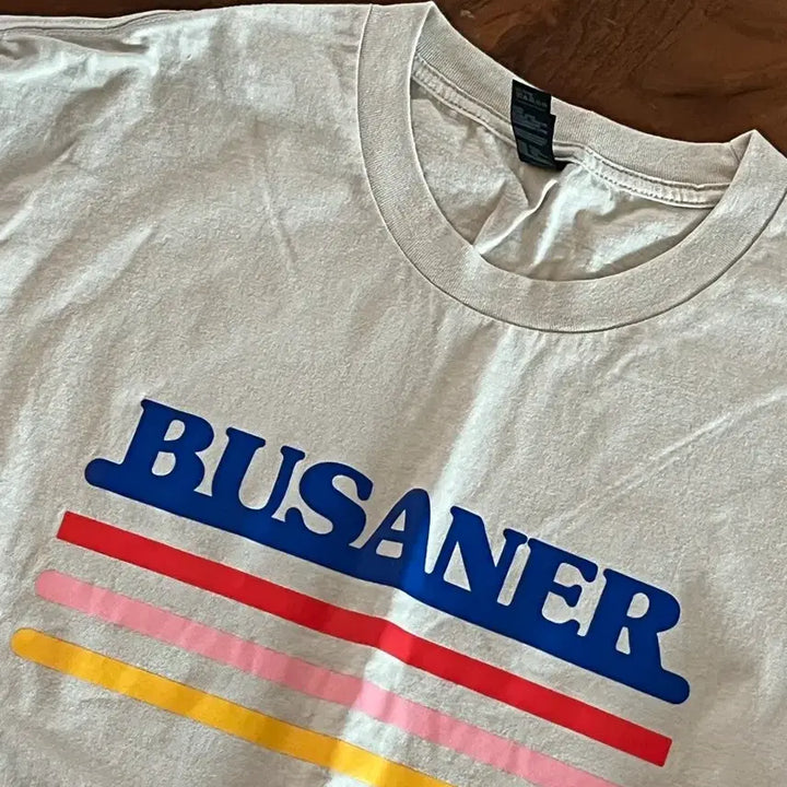 [BUNJANG] BUSANER Short Sleeve T-Shirt Ivory XL / BUSANER 티셔츠 아이보리