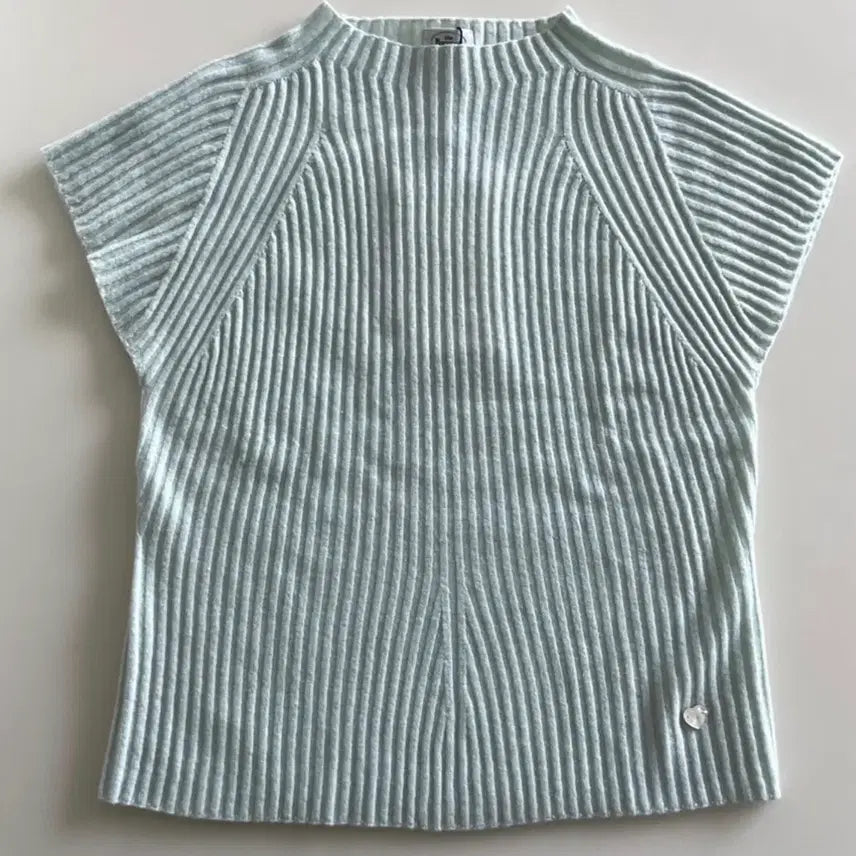 [BUNJANG] TheBarnet Lotus Cap Sleeve Knit Top / 더바넷 Lotus Cap Sleeve Knit Top 로투스 반팔니트