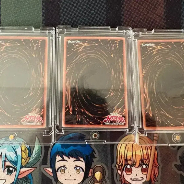 [BUNJANG] Yu-Gi-Oh! Stamp Set of Three Deities Bundle / 유희왕 카드 스탬프 삼환신 세트 일괄판매