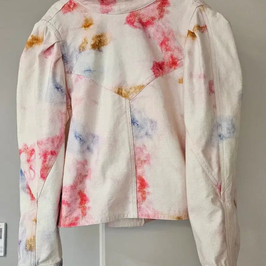 [BUNJANG] Isabel Marant Black Label Multi Color Denim Jacket / 이자벨마랑 블랙라벨 멀티 컬러 데님 자켓