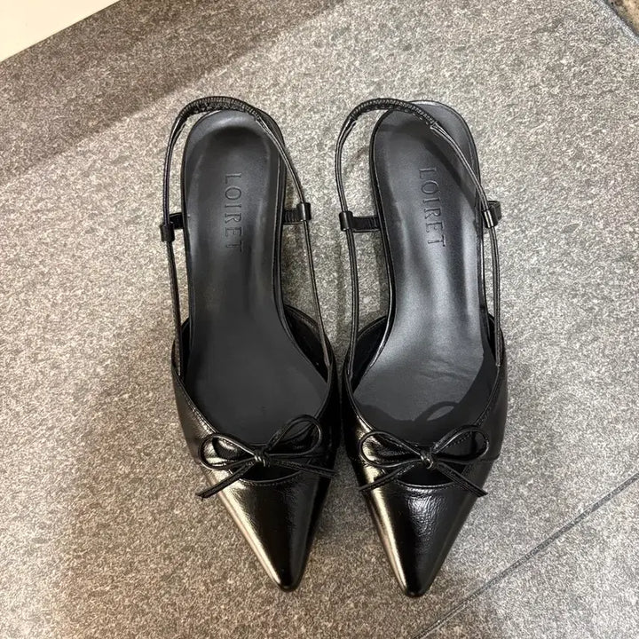 [BUNJANG] Luare Lir 322 Black Ribbon Strap Flat Shoes (Size 225) / 정가22만원 새제품 루아레 Lir 322 225 사이즈
