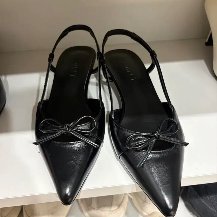 [BUNJANG] Luare Lir 322 Black Ribbon Strap Flat Shoes (Size 225) / 정가22만원 새제품 루아레 Lir 322 225 사이즈